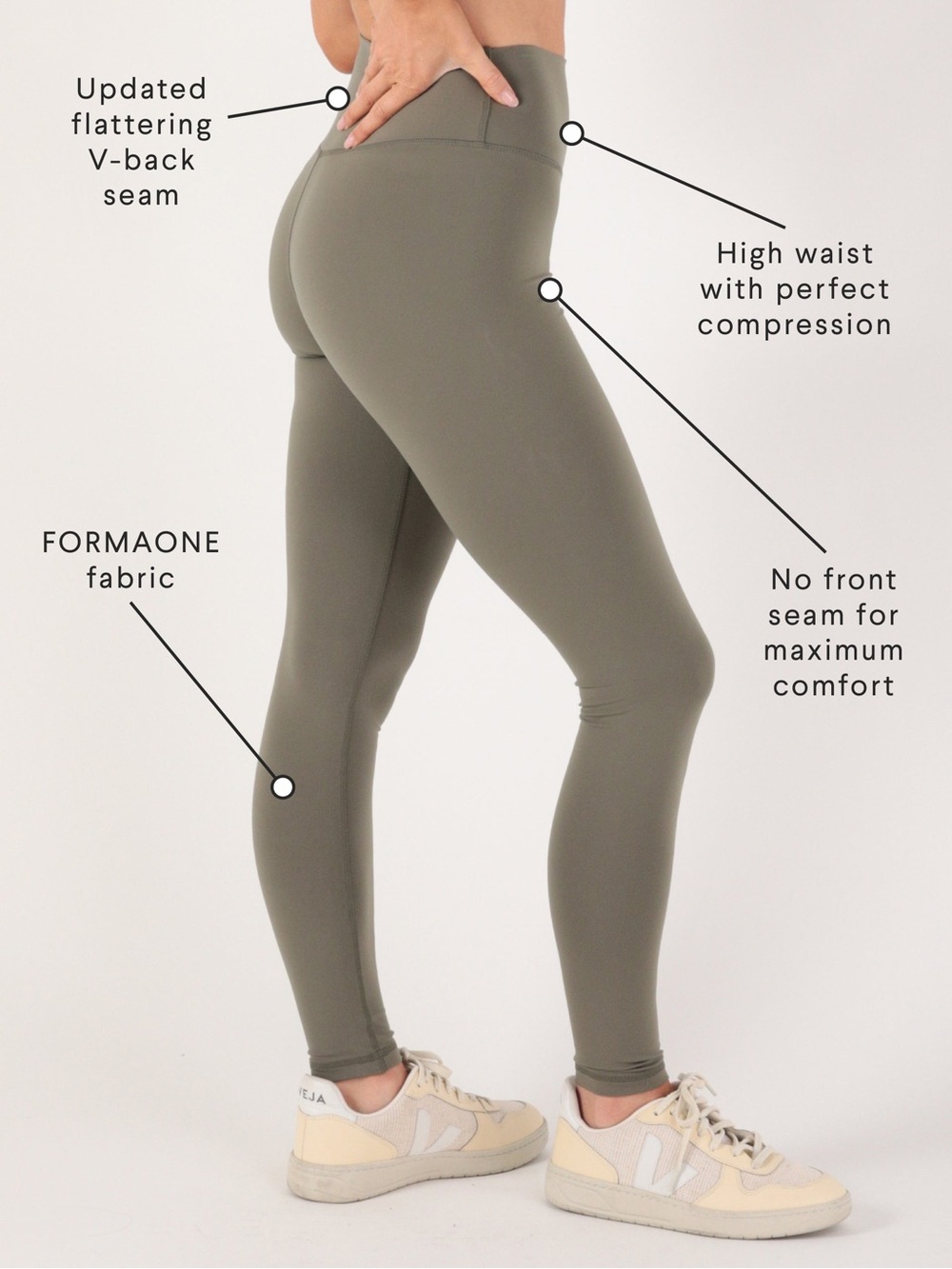 Glyder Pure Legging in Dusty Olive